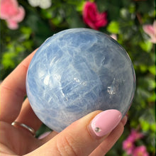 Load image into Gallery viewer, Blue Calcite Sphere 65mm
