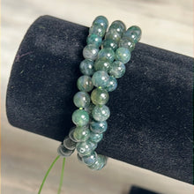 Load image into Gallery viewer, Trio Wrap Aroung Bead Bracelet - Moss Agate
