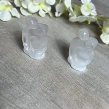 Load image into Gallery viewer, Selenite Lovers Couple Figure Anniversary Gift -
