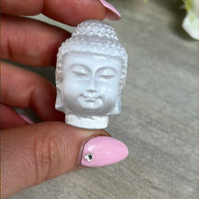 Load image into Gallery viewer, Small Selenite Buddha Head
