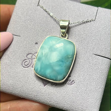 Load image into Gallery viewer, Larimar 925 Sterling Pendant
