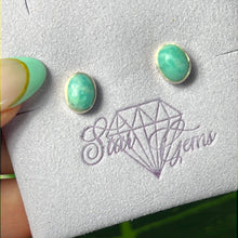 Load image into Gallery viewer, Amazonite 925 Sterling Studs
