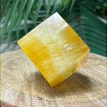 Load image into Gallery viewer, Yellow Dendritic Fluorite Cube

