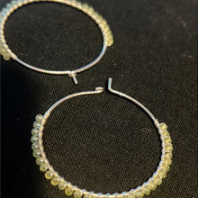 Load image into Gallery viewer, XL Boho Hoops 925 Sterling Silver Earrings

