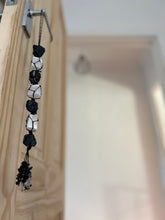 Load image into Gallery viewer, Protection Cleansing Selenite &amp; Raw Tourmaline Macrame Door Hanger
