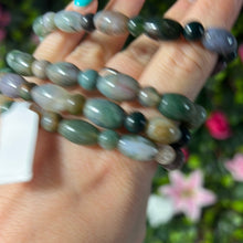 Load image into Gallery viewer, Moss Agate Bead Bracelet
