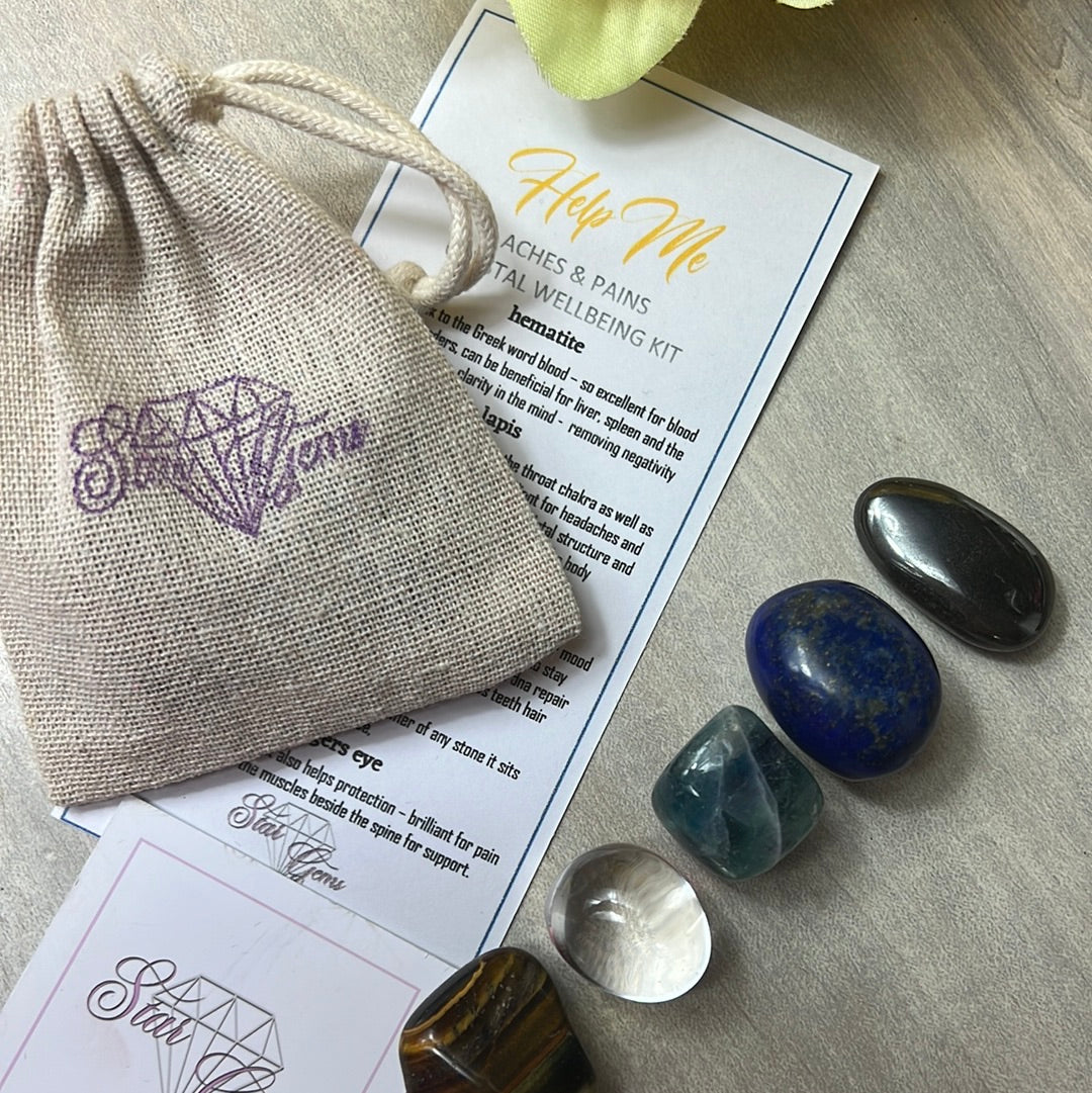 Starcrystalgems - Help me with my Aches and Pains Tumblestone Set