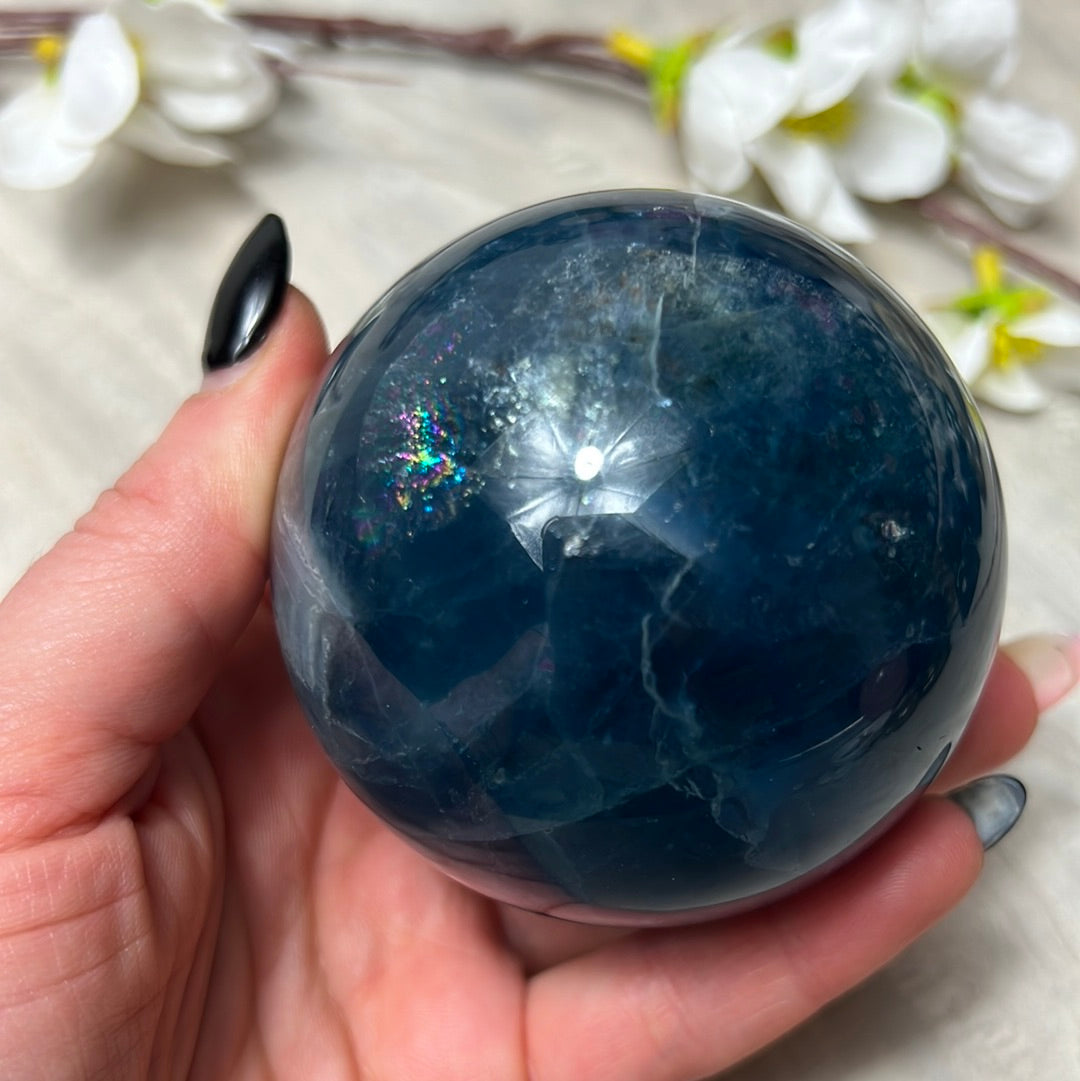 Blue Fluorite Sphere