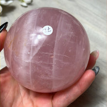 Load image into Gallery viewer, Star Rose Quartz Sphere
