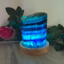 Load image into Gallery viewer, Fluorite Cylindrical Lamp
