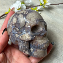 Load image into Gallery viewer, Blue &amp; Pink Chalcedony Skull

