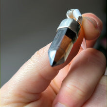 Load image into Gallery viewer, Smoky Quartz Point 925 Sterling Silver Pendant
