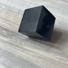 Load image into Gallery viewer, Matt Black Obsidian Cube
