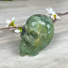 Load image into Gallery viewer, Prehnite Skull
