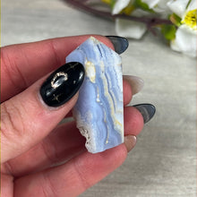 Load image into Gallery viewer, Blue Lace Agate obelisk Tower Point
