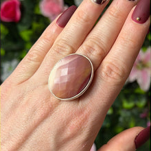 Load image into Gallery viewer, Facet Mookaite 925 Silver Ring -  Size R 1/2
