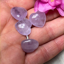 Load image into Gallery viewer, Small Lilac Amethyst Heart
