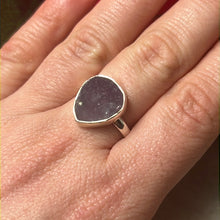 Load image into Gallery viewer, Rare Grape Agate 925 Sterling Silver Ring - Size O
