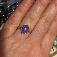 Load image into Gallery viewer, Sugilite 925 Silver Ring -  Size L 1/2
