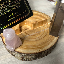 Load image into Gallery viewer, Large Wood Tarot Oracle Card Phone Stand
