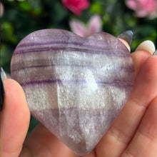 Load image into Gallery viewer, Fluorite Banded Heart
