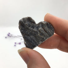 Load image into Gallery viewer, Blue Chalcedony Heart Magnets
