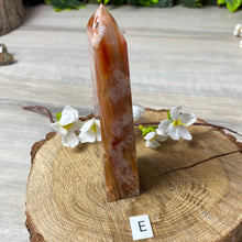 Load image into Gallery viewer, Carnelian Flower Agate Towers
