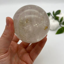 Load image into Gallery viewer, Enhydro Quartz Dendritic Sphere 65 mm
