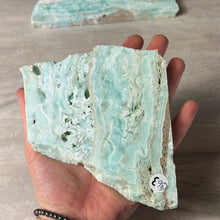 Load image into Gallery viewer, Blue Caribbean Statement Slab Slice
